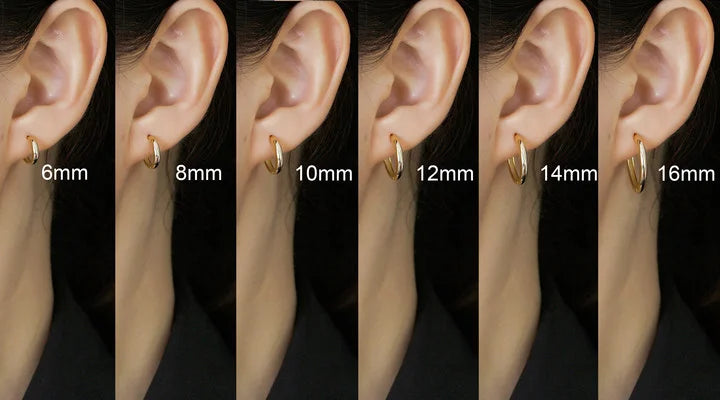 Hoop Earrings (18K Gold Plated Sterling Silver)