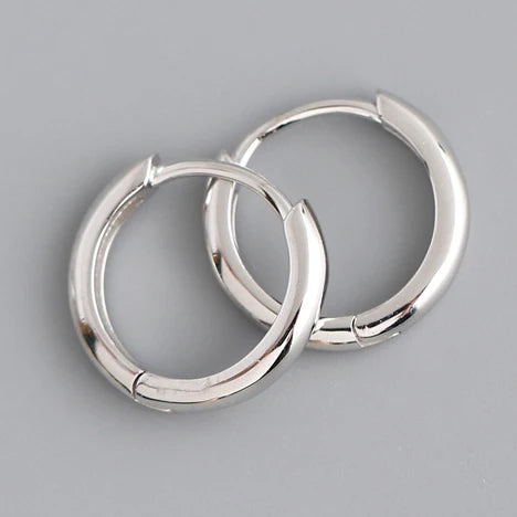 Hoop Earrings (18K Gold Plated Sterling Silver)