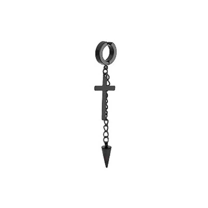 Cross Tassel Earrings