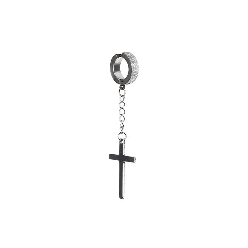Cross Tassel Earrings
