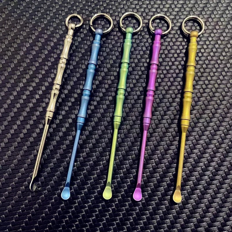 Titanium Alloy Ear Spoon Pendant